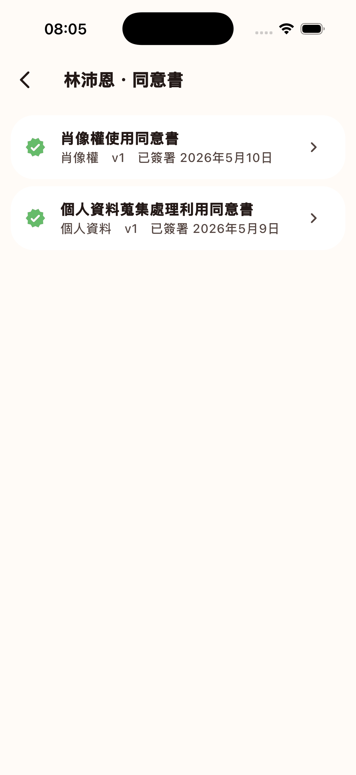 同意書